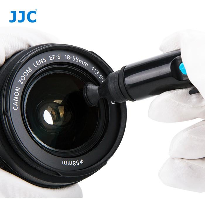 JJC鏡頭筆佳能尼康索尼富士微單相機保養毛刷清潔碳頭配收納包 配便攜包2備用雙碳頭相當3支筆配毛刷蓋-細節圖5