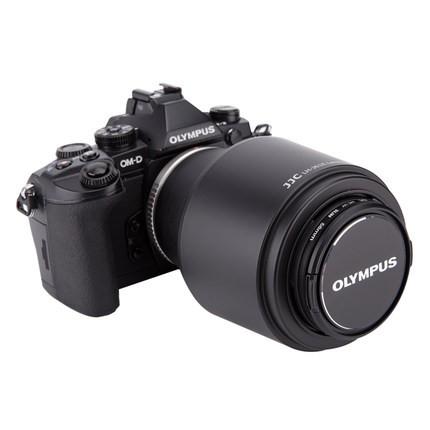 JJC Olympus遮光罩LH-61E遮光罩M.ZD 75-300mm可反扣1:4.8-6.7太陽罩-細節圖4