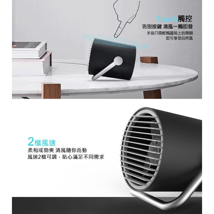 全新卡蛙 酷炫風 自然清風 USB風扇 靜音運轉 觸摸式開關 2段風速 電扇 小風扇 桌扇  雙扇式-細節圖4