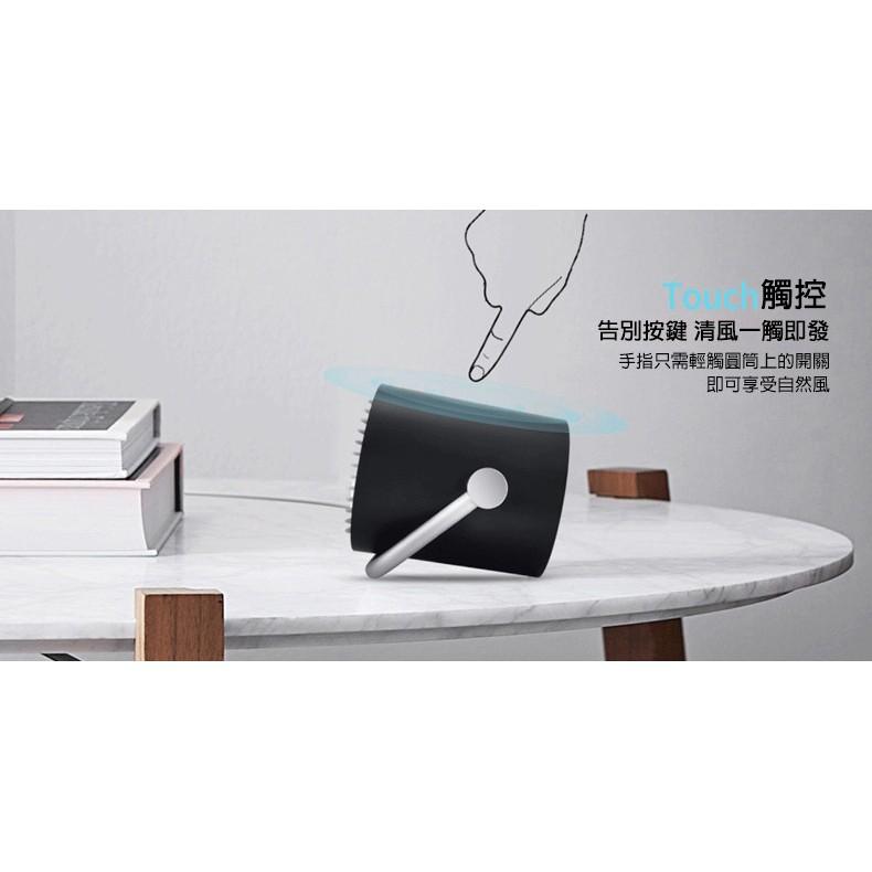 全新卡蛙 酷炫風 自然清風 USB風扇 靜音運轉 觸摸式開關 2段風速 電扇 小風扇 桌扇  雙扇式-細節圖7