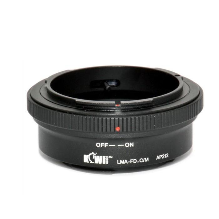 可超取 專業級 KW84 Canon FD 老鏡頭轉 EOS M 機身 專用 可調光圈 機身鏡頭 轉接環 特價-細節圖2
