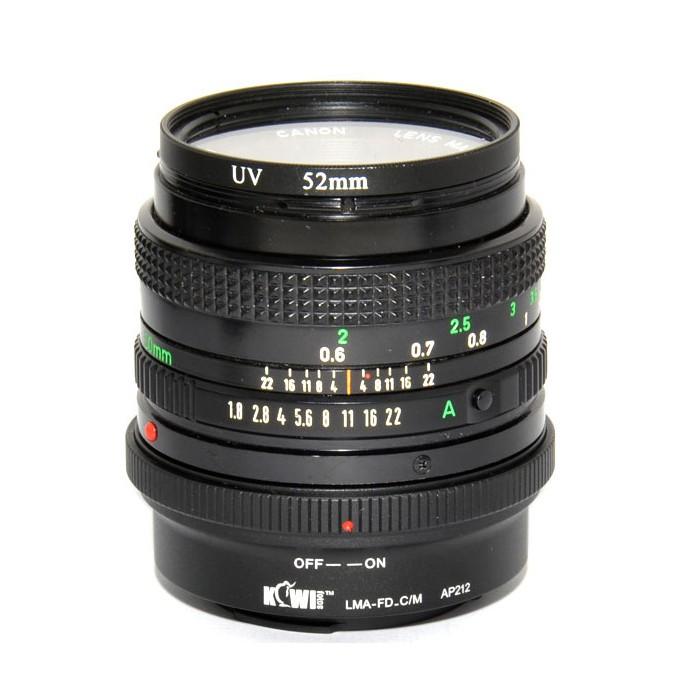 可超取 專業級 KW84 Canon FD 老鏡頭轉 EOS M 機身 專用 可調光圈 機身鏡頭 轉接環 特價-細節圖3