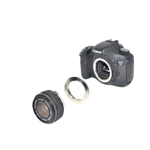 Kiwifotos KW102 Olympus OM鏡頭轉接Canon EOS機身轉接環 6D 7D 5D3
