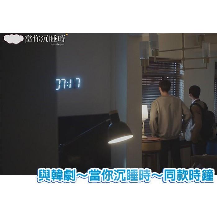 台灣現貨🔎3D LED立體數字鐘 (大款) 電子鬧鐘 牆面立體掛鐘 LED時鐘 LED掛鐘 掛牆鐘 電子時鐘-細節圖5