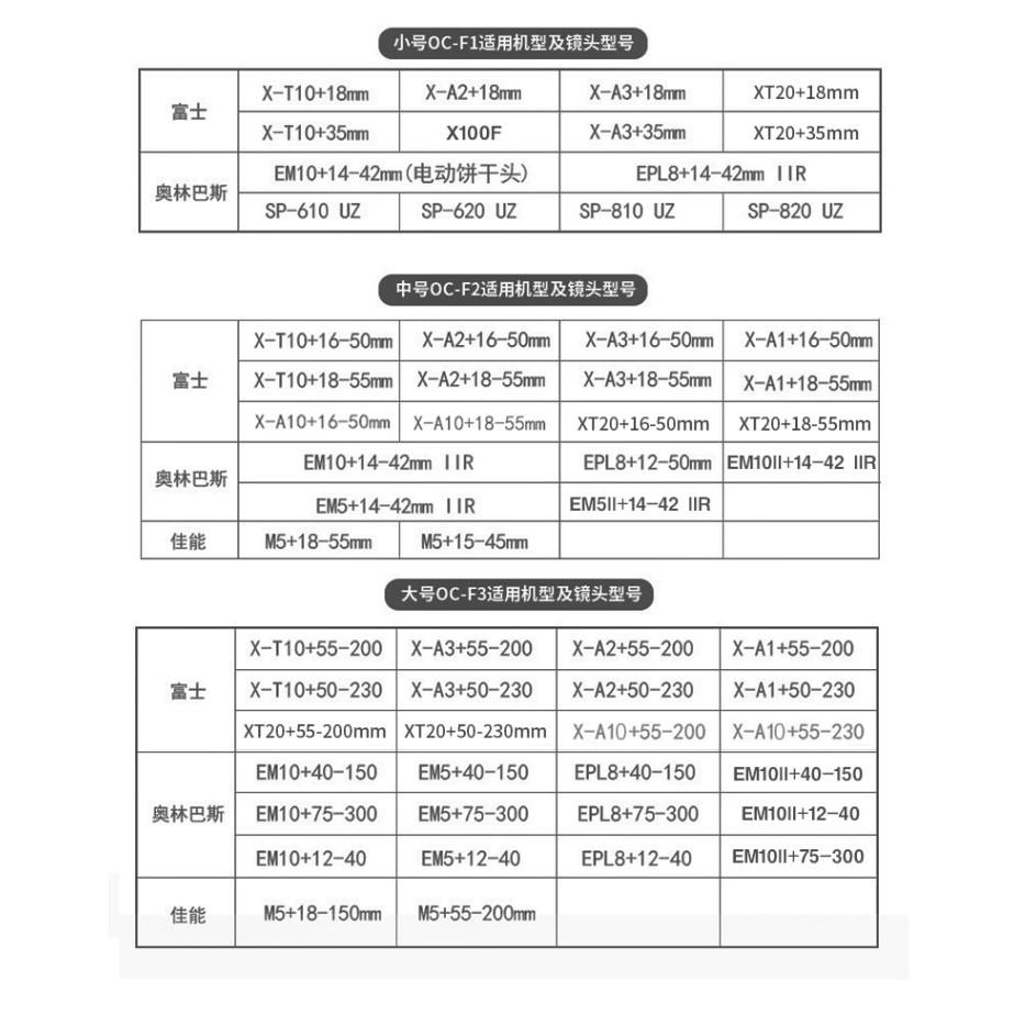 JJC富士XA10 XT20 XA3 X100F奥林巴斯EM10 佳能M5微單相機內膽包 OC-F2 麻灰-細節圖7