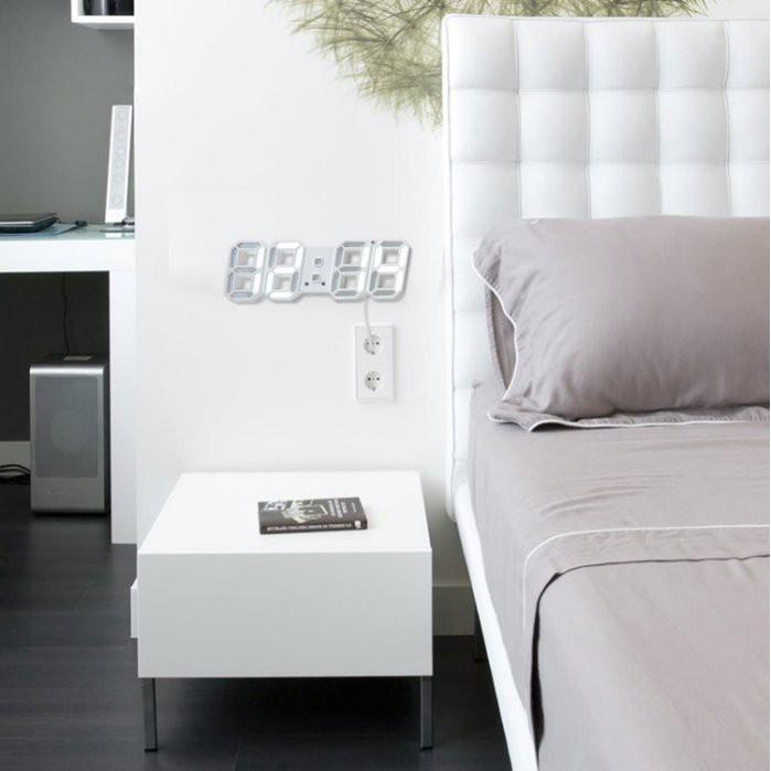 3D立體數字LED時鐘 可顯示溫度 夜光掛鐘 可顯示溫度 電子鐘 貪睡鬧鐘 感應小夜燈 斷電記憶 亮度可調 工業風 鬧鈴-細節圖8