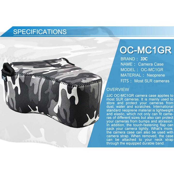 JJC OC-MC1GR 迷彩 單眼相機包 軟包 相機內膽包 加厚防撞包 D5200+18-105mm-細節圖4