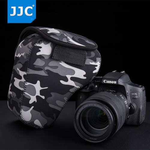 JJC OC-MC1GR 迷彩單眼相機包 軟包 相機內膽包 加厚防撞包Canon 70D+18-135mm