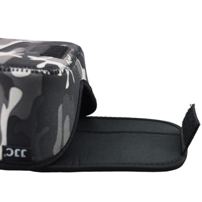 JJC OC-MC3GR 迷彩單眼相機包 相機內膽包 防撞包 防震包加厚 D7100+18-300mm-細節圖4