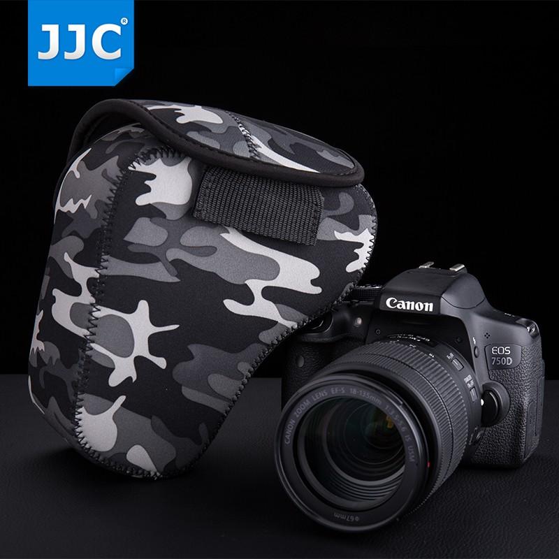 JJC OC-MC3GR 迷彩單眼相機包 相機內膽包 防撞包 防震包加厚 D7100+18-300mm-細節圖8