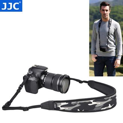 現貨JJC 相機背帶 單眼減壓背帶 灰迷彩for佳能單眼90D 80D 77D 800D A7M3 A7RM4/M3