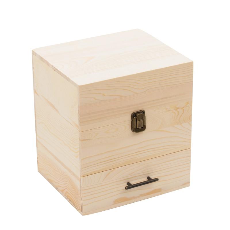 台灣現貨(特價) 多特瑞 doTERRA 三層松木木盒59格 精油實木盒收納盒 純松木盒 5ml-15ml-細節圖3