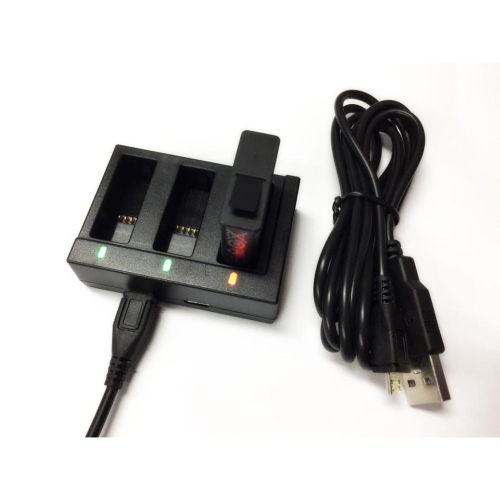 當天寄出 Gopro Hero 5 原廠 相容 電池 Micro USB 三座充 充電座AHDBT-501 三槽充電器