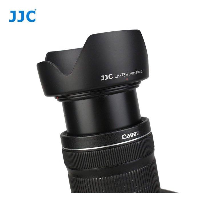 JJC Canon EW-73B 遮光罩 相容原廠 EW-73B 適佳能18-135/17-85 可反扣-細節圖5