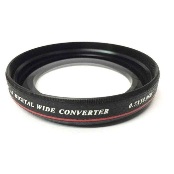 0.7X 52mm 58mm轉出77mm 廣角鏡頭 FORNikon 18-55mm D5100 D3100 D5200-細節圖2
