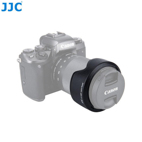 公司貨JJC佳能EW-60F遮光罩EOS M5 M6微單EF-M 18-150mm鏡頭配件55mm