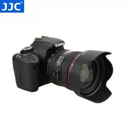 JJC佳能24-70 f4L遮光罩EW-83L 80D 70D 5Ds 7D單眼相機遮光罩77mm原廠相容-細節圖4