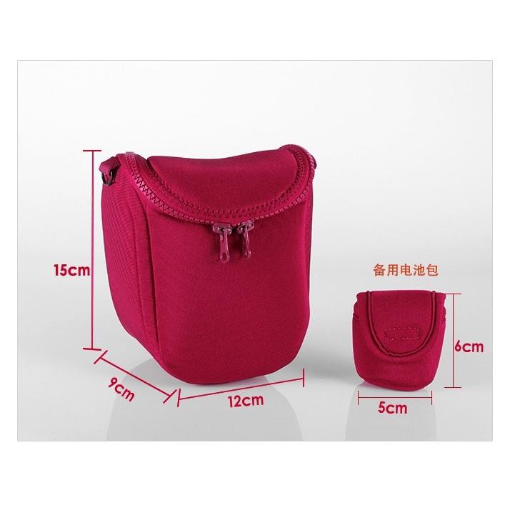 店長推薦適用索尼A5000 A6000 A5100 NEX5N 5T 5C 尼康V1 J1 J2微單相機包拉鍊包 防撞包-細節圖2