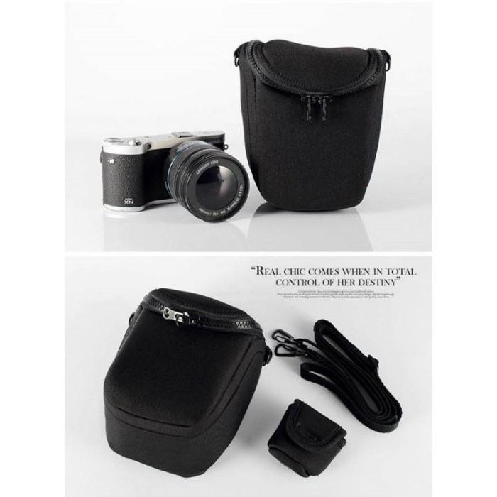 店長推薦適用索尼A5000 A6000 A5100 NEX5N 5T 5C 尼康V1 J1 J2微單相機包拉鍊包 防撞包-細節圖4