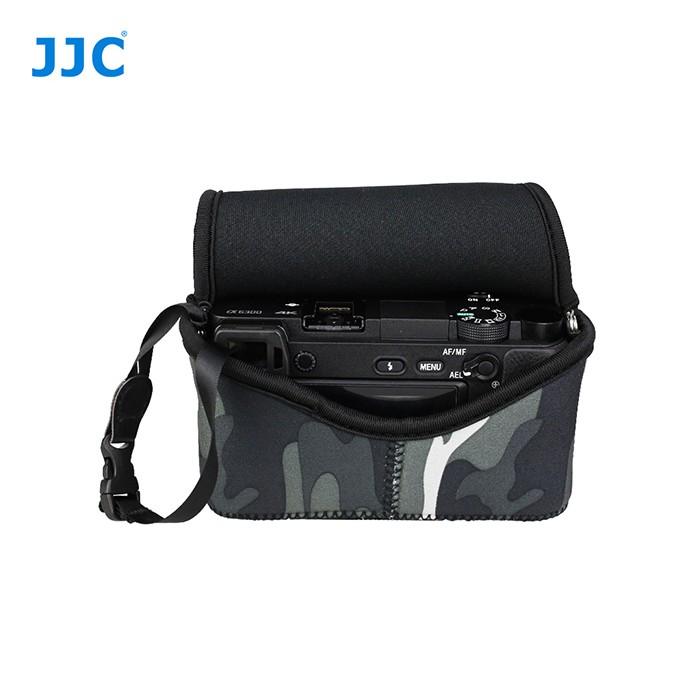 JJC微單相機包 收納索尼相機 ZVE10 A6000 A6400 A6500 A6600 等搭配16-50mm鏡頭-細節圖3