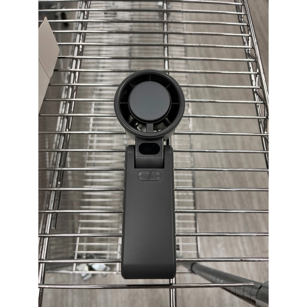 台灣出貨 CYKE冷敷折疊風扇100檔 渦輪高速手持風扇 數顯小風扇 暴力風扇 掛脖風扇 掛繩 USB充電-細節圖4