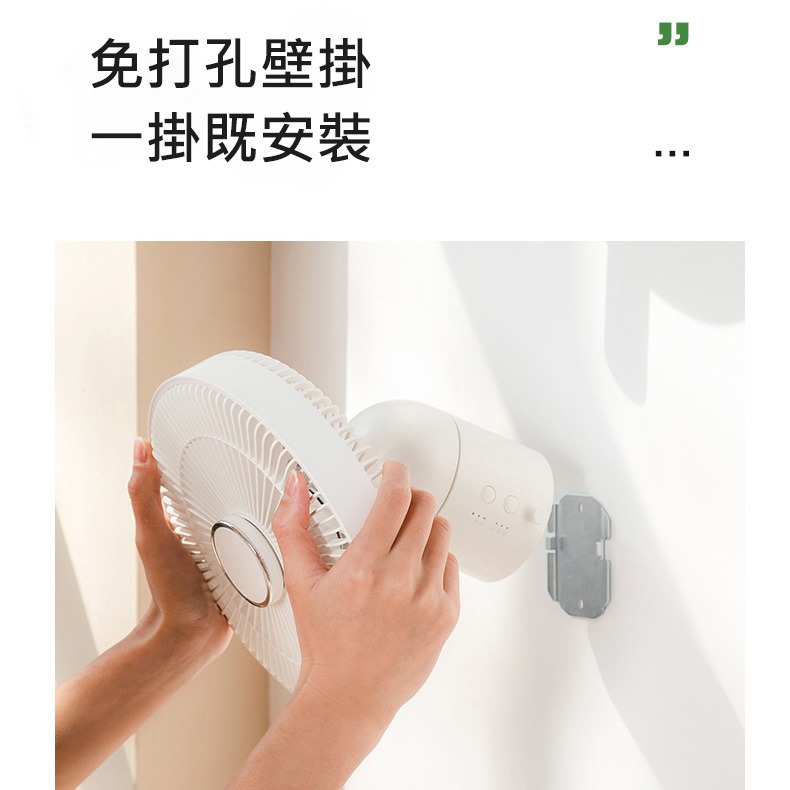 台灣出貨 露營風扇 掛扇/桌扇 LED夜燈/遙控/擺頭 附三腳架 3D廣角 自動搖頭+上下手動 內置香薰盒-細節圖6