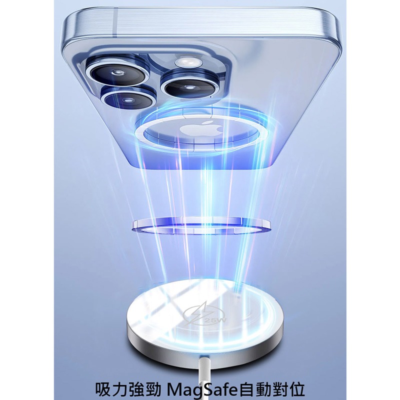 台灣現貨 最新Qi2.2 磁吸無線充電盤 MagSafe 30W 磁吸無線充電器 蘋果iPhone 16 17 磁力吸附-細節圖3