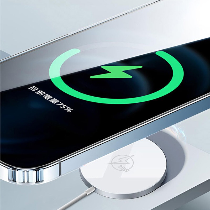 台灣現貨 最新Qi2.2 磁吸無線充電盤 MagSafe 30W 磁吸無線充電器 蘋果iPhone 16 17 磁力吸附-細節圖4