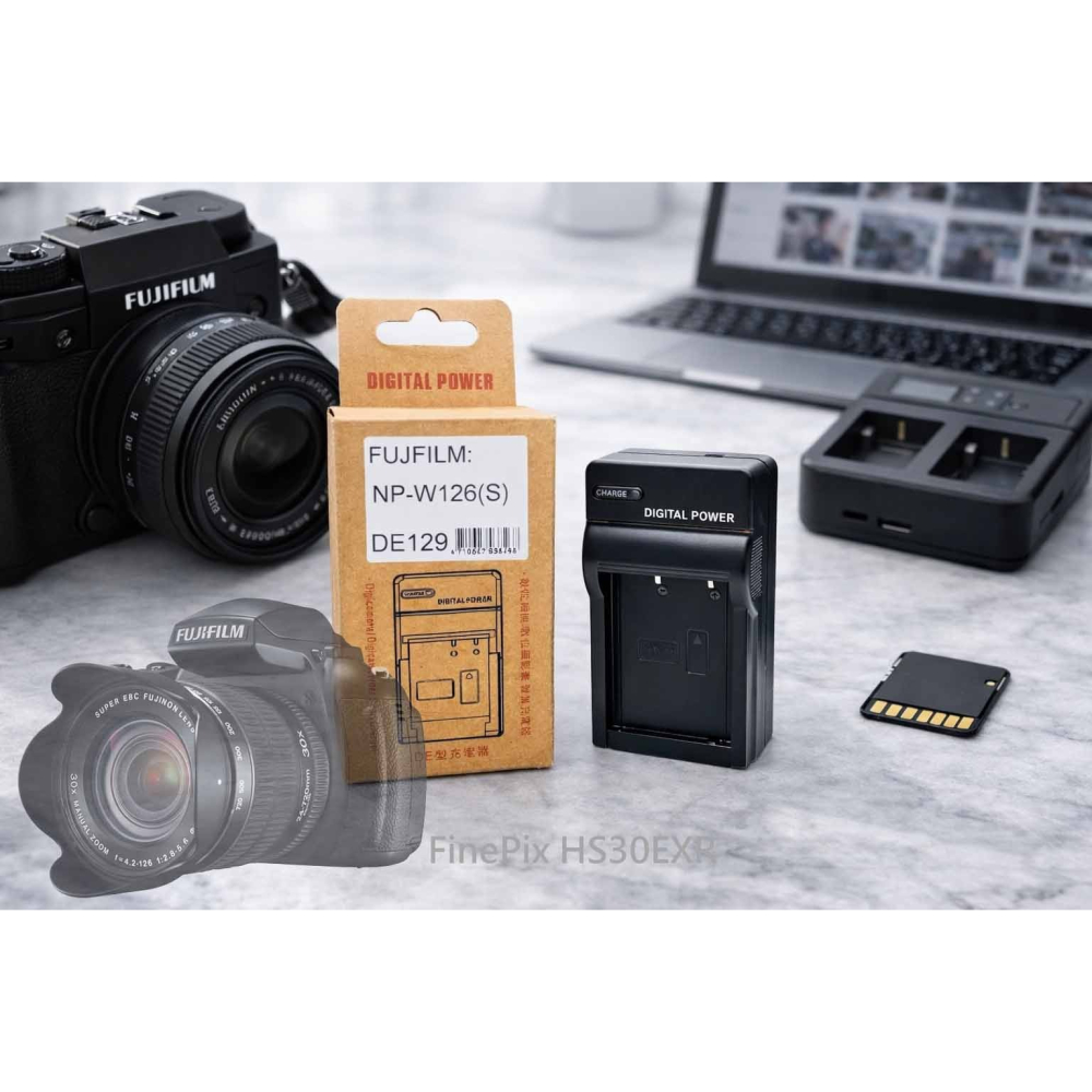適用 富士 Fujifilm FinePix HS30EXR 電池 NP-W126S W126S 副廠電池 另有充電器-細節圖2