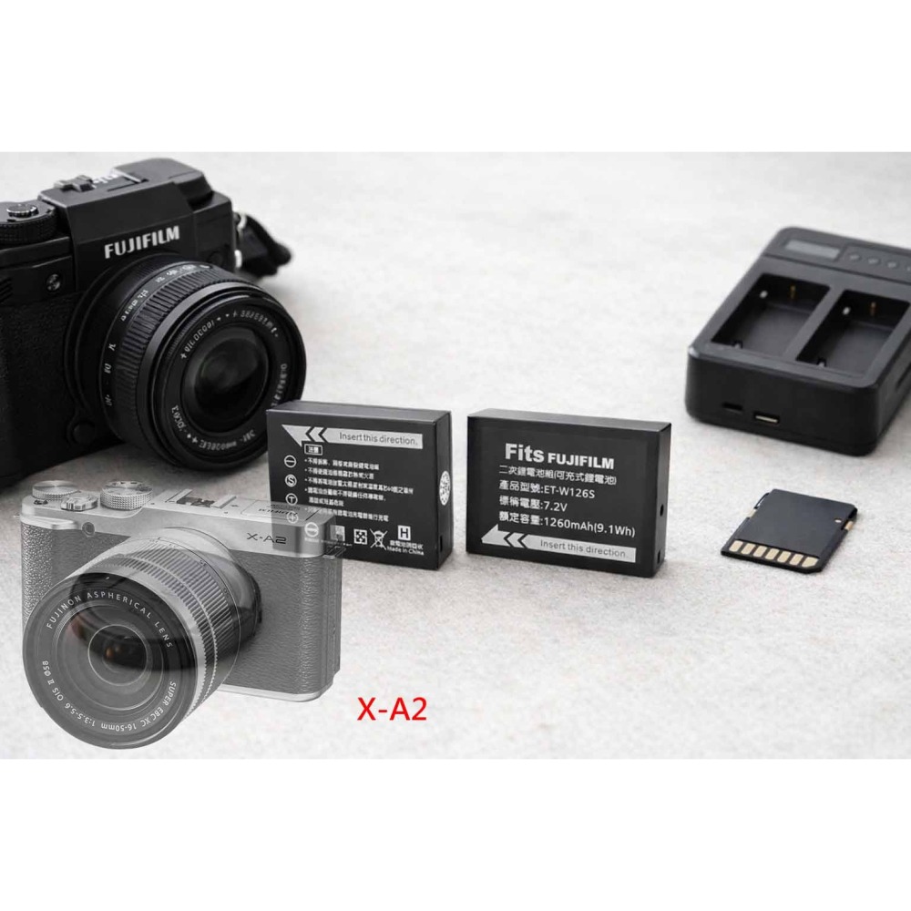 適用 富士 Fujifilm X-A2 XA2 充電器 NP-W126S W126S 副廠充電器 另有電池-細節圖2