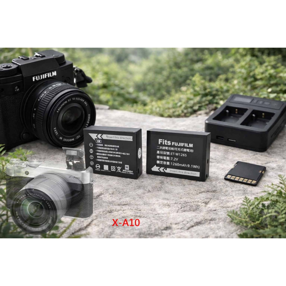 適用 富士 Fujifilm X-A10 XA10 充電器 NP-W126S W126S 副廠充電器 另有電池-細節圖2
