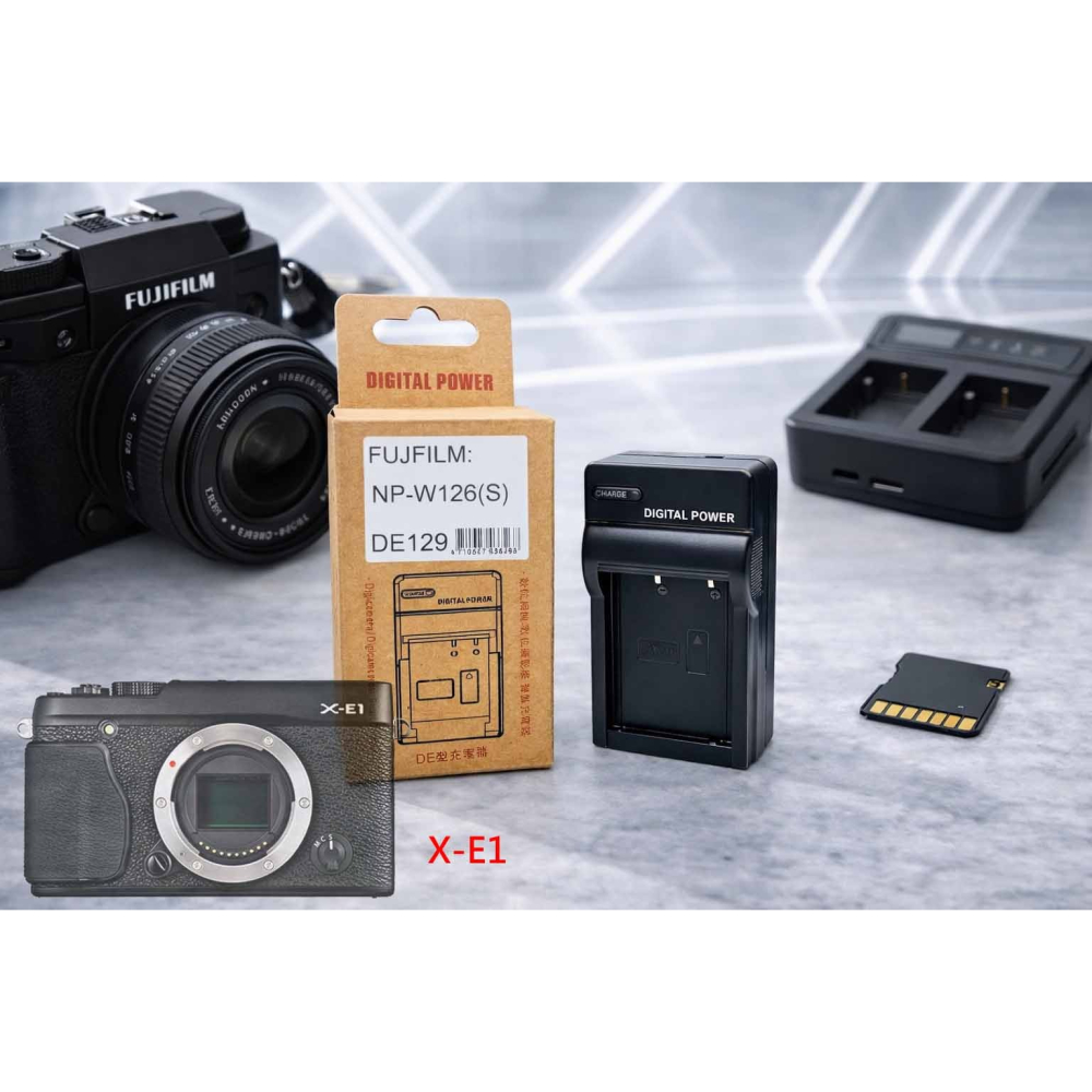 適用 富士 Fujifilm X-E1 XE1 電池 NP-W126S W126S 副廠電池 另有充電器-細節圖2