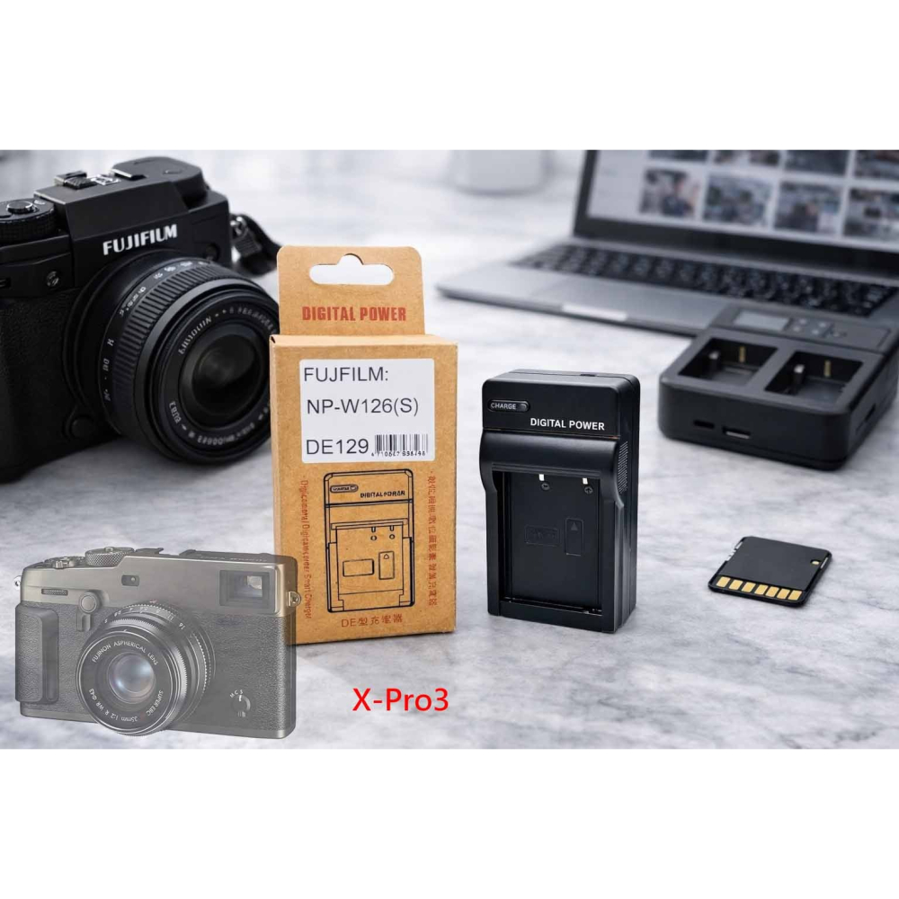 適用 富士 Fujifilm X-Pro3 XPro3 電池 NP-W126S W126S 副廠電池 另有充電器-細節圖2