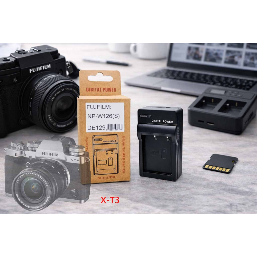 適用 富士 Fujifilm X-T3 XT3 電池 NP-W126S W126S 副廠電池 另有充電器-細節圖2