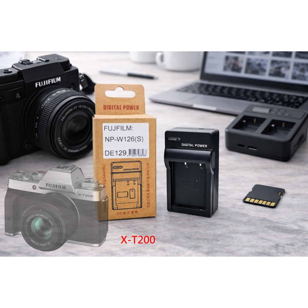適用 富士 Fujifilm X-T200 XT200 電池 NP-W126S W126S 副廠電池 另有充電器-細節圖2