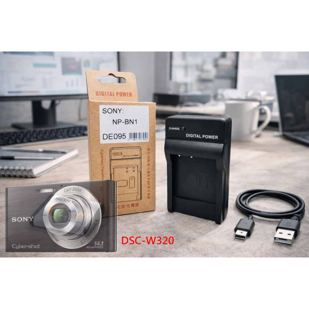 NP-BN1 電池 適用 SONY 索尼 DSC-W320 W320 相機電池 鋰電池 BN1 副廠電池 另有充電器-細節圖2
