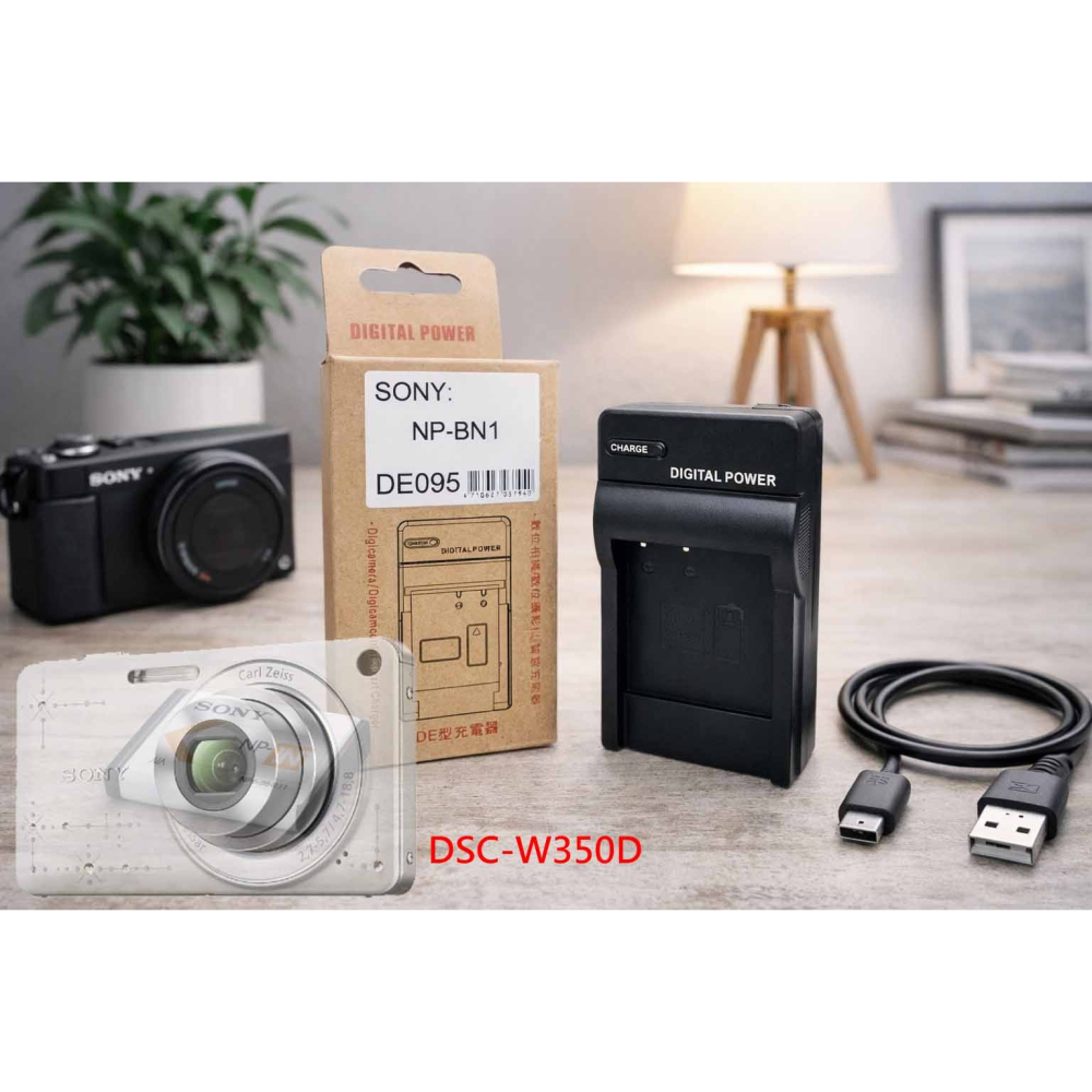 NP-BN1 電池 適用 SONY 索尼 DSC-W350D W350D 相機電池 鋰電池 BN1 副廠電池 另有充電器-細節圖2