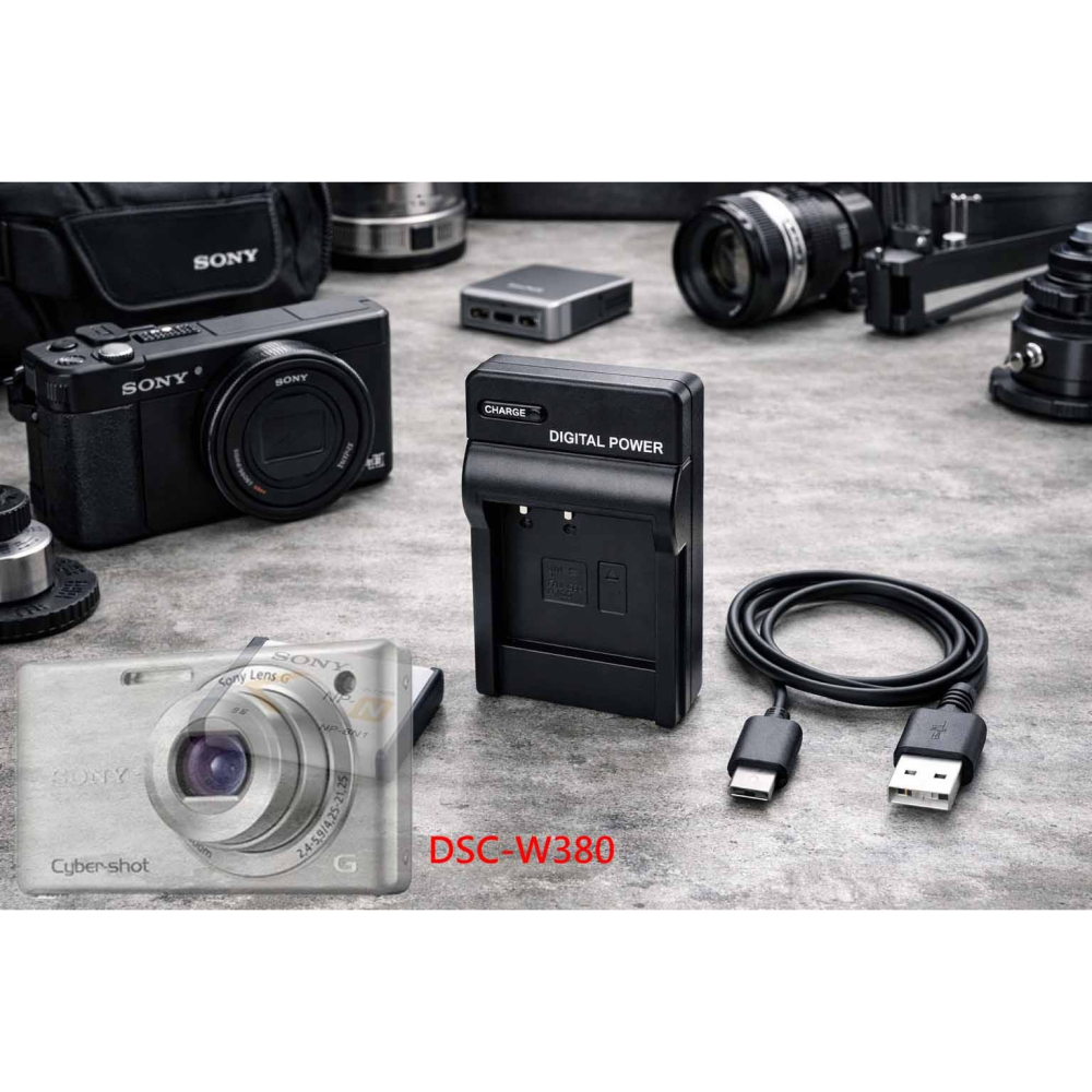 NP-BN1 電池 適用 SONY 索尼 DSC-W380 W380 相機電池 鋰電池 BN1 副廠電池 另有充電器-細節圖2