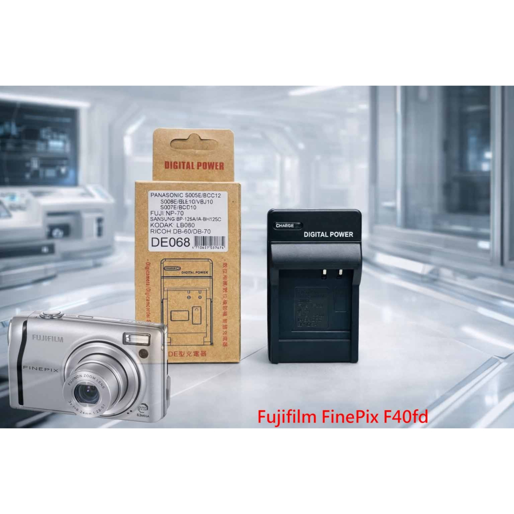 NP-70 電池 適用 富士 FinePix F40fd 鋰電池 NP70 DB-65 副廠電池 另有充電器-細節圖2