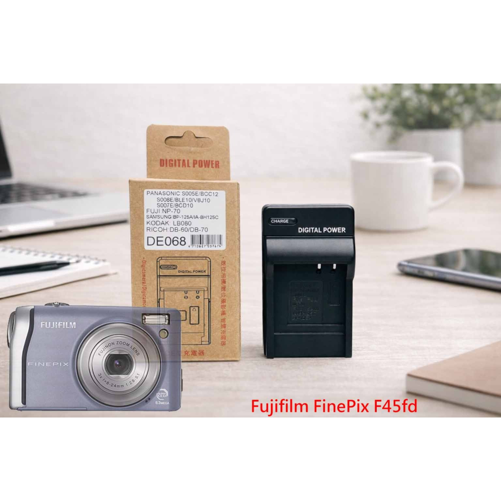NP-70 電池 適用 富士 FinePix F45fd 鋰電池 NP70 DB-65 副廠電池 另有充電器-細節圖2