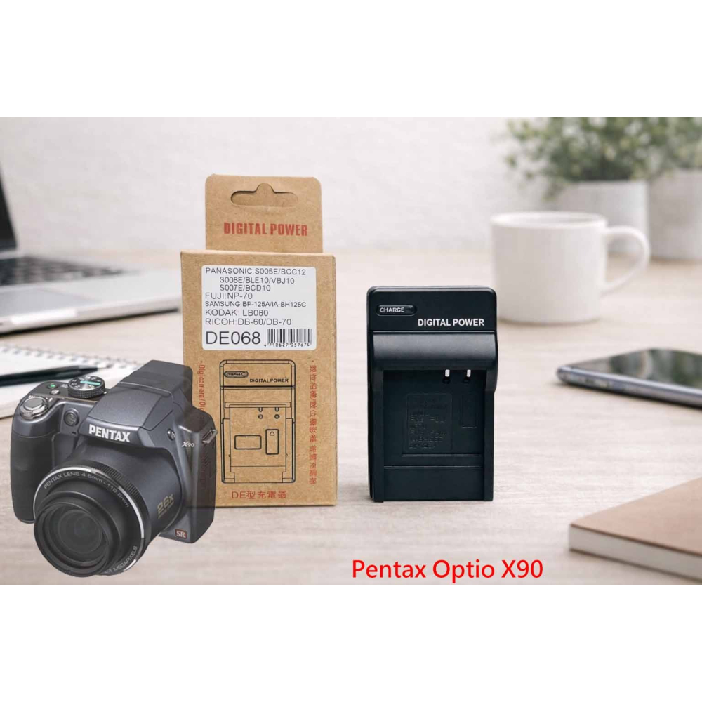 D-LI106 電池 適用 賓得士Pentax Optio X90 鋰電池 DLI106 DB65 副廠電池 另有充電器-細節圖2