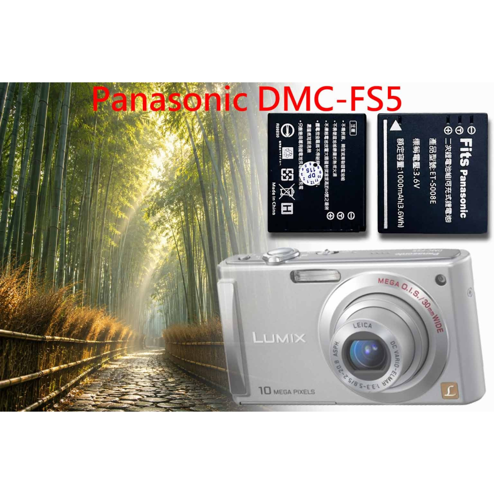 CGA-S008E 副場充電器 相容 國際 DMC-FS5 FS5 電池充電器 S008E DB70 充電器 另有電池-細節圖2