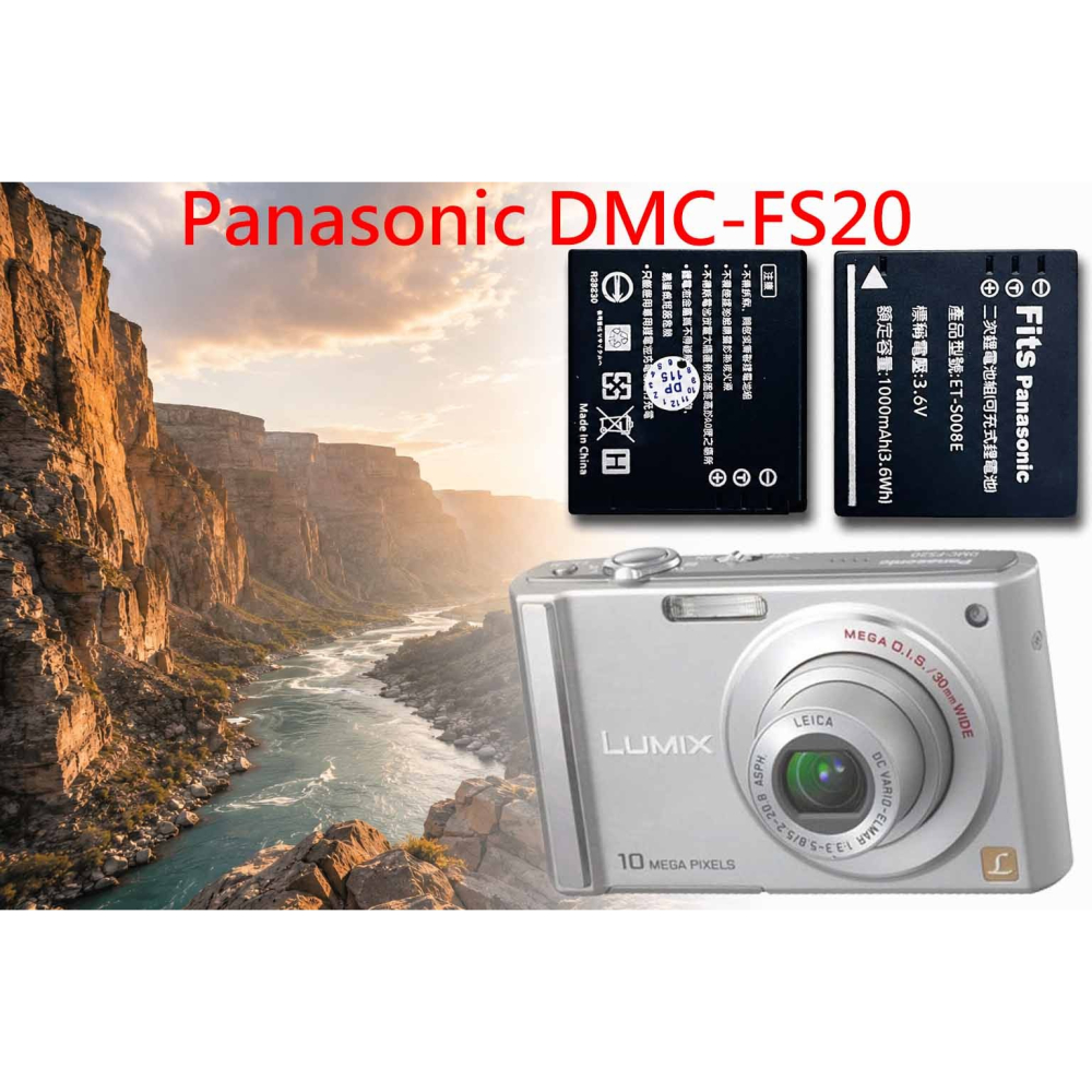 CGA-S008E 副場充電器 相容 國際 DMC-FS20 FS20 電池充電器 S008E 充電器 另有電池-細節圖2