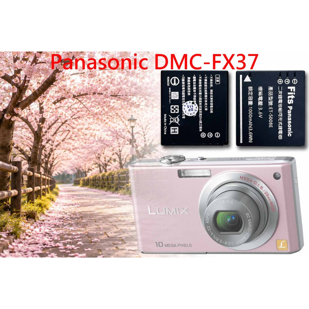 CGA-S008E 副場充電器 相容 國際 DMC-FX37 FX37 電池充電器 S008E 充電器 另有電池-細節圖2