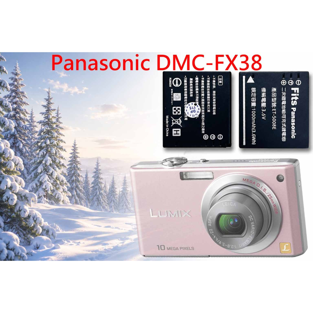 CGA-S008E 副場充電器 相容 國際 DMC-FX38 FX38 電池充電器 S008E 充電器 另有電池-細節圖2