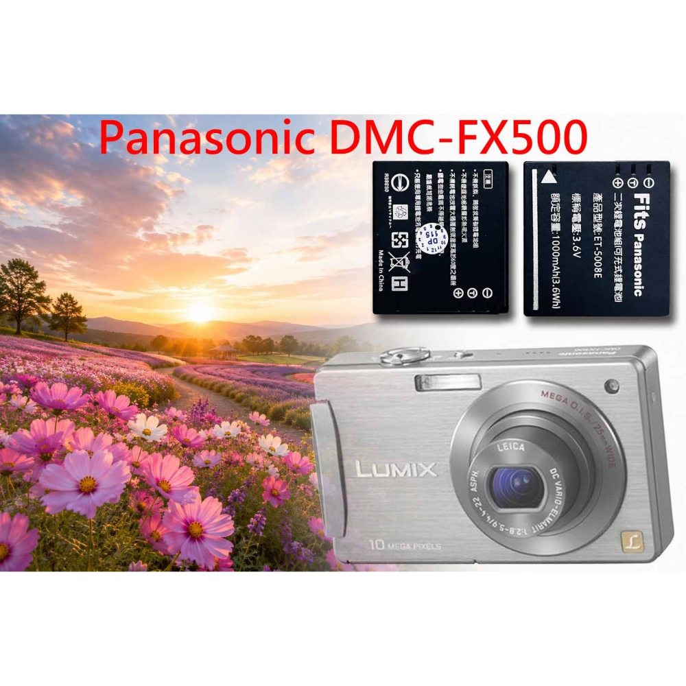 CGA-S008E 副場充電器 相容 國際 DMC-FX500 FX500 電池充電器 S008E 充電器 另有電池-細節圖2