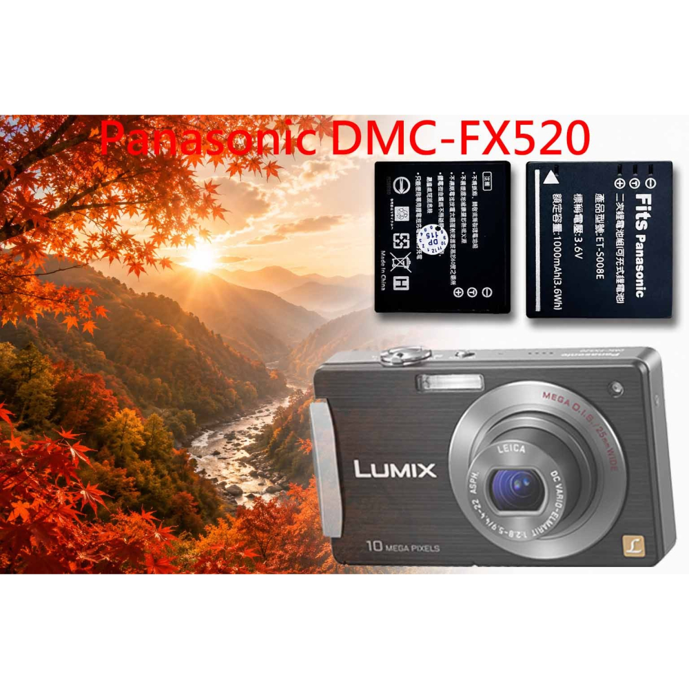 CGA-S008E 副場充電器 相容 國際 DMC-FX520 FX520 電池充電器 S008E 充電器 另有電池-細節圖2