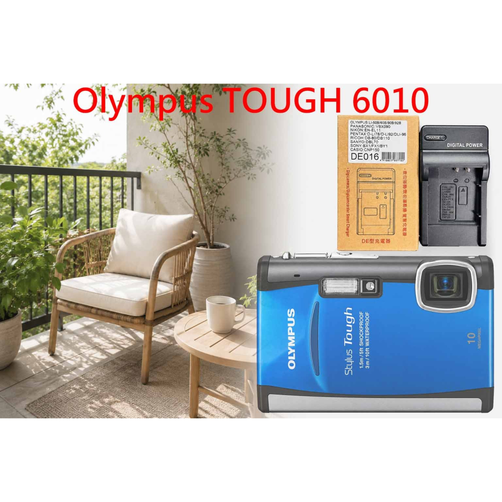 LI-50B 副廠電池 Olympus TOUGH 6010 鋰電池 LI50B 電池 另有充電器-細節圖2