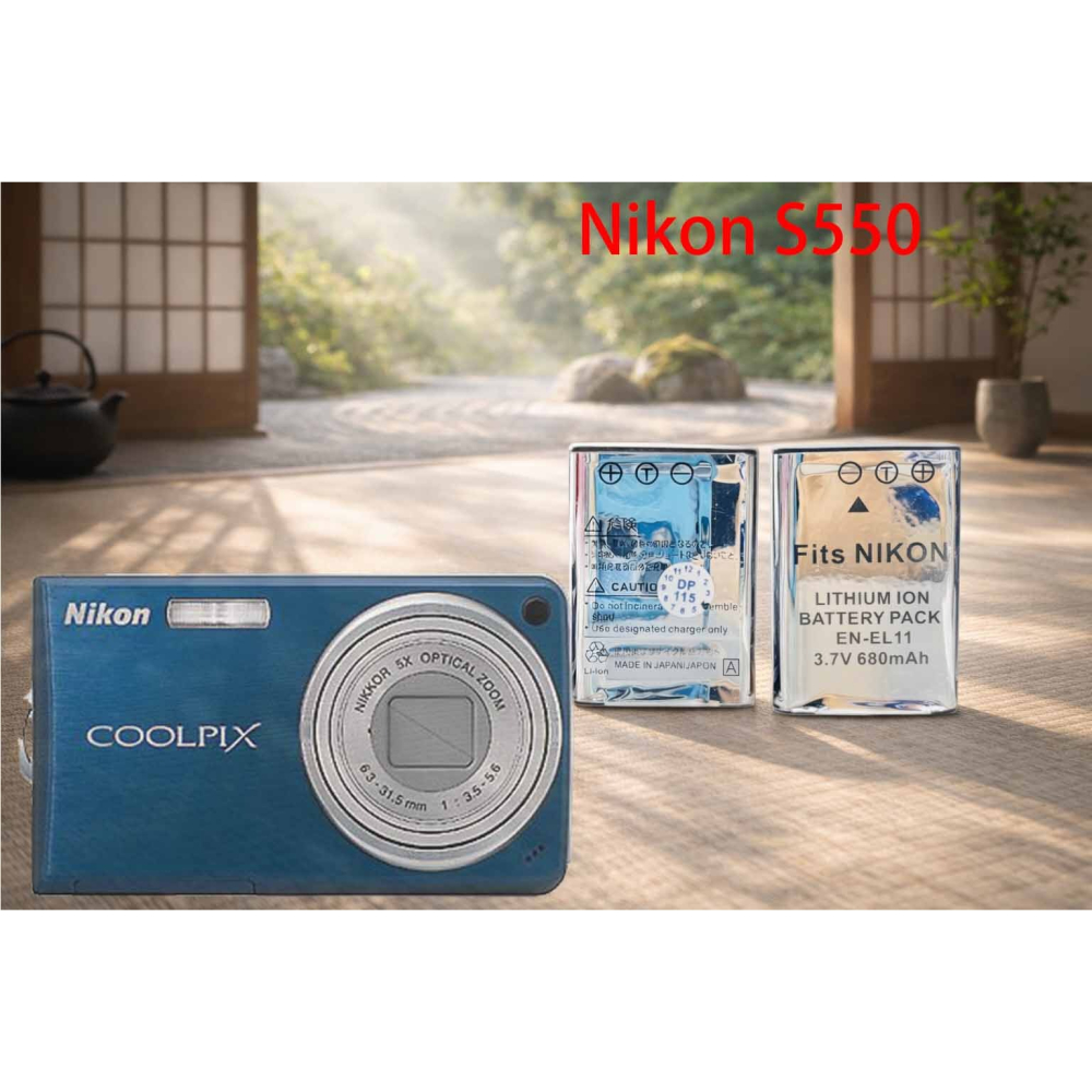 EN-EL11 副廠充電器 相容 Nikon S550 電池充電器 ENEL11 充電器 另有電池-細節圖2