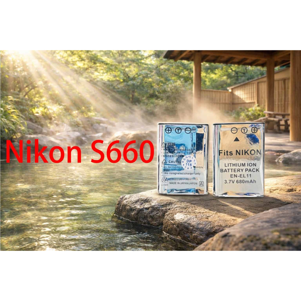 EN-EL11 副廠充電器 相容 Nikon S660 電池充電器 ENEL11 充電器 另有電池-細節圖2